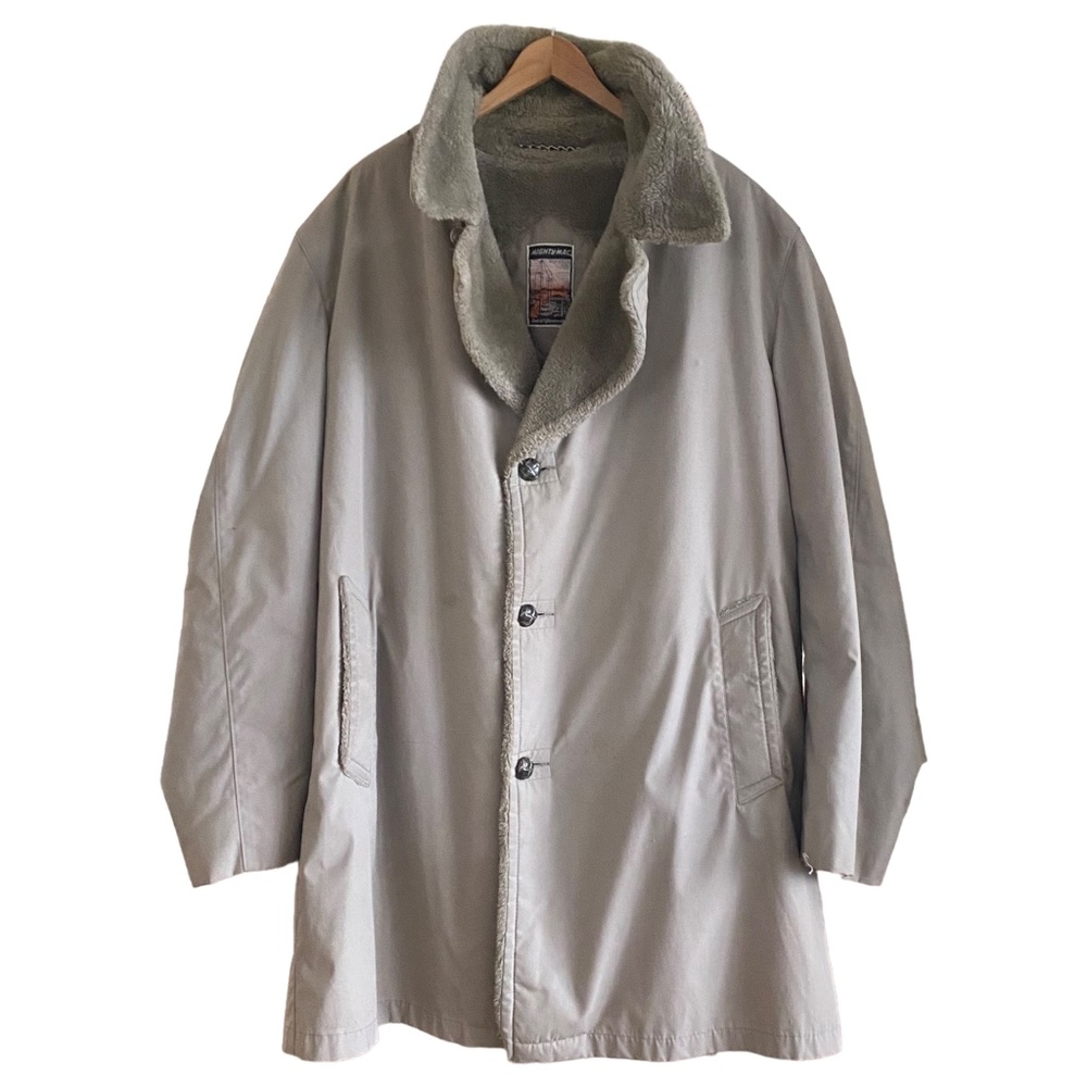 Warm Big Mighty-Mac USA made John Wayne jacket coat - some stains